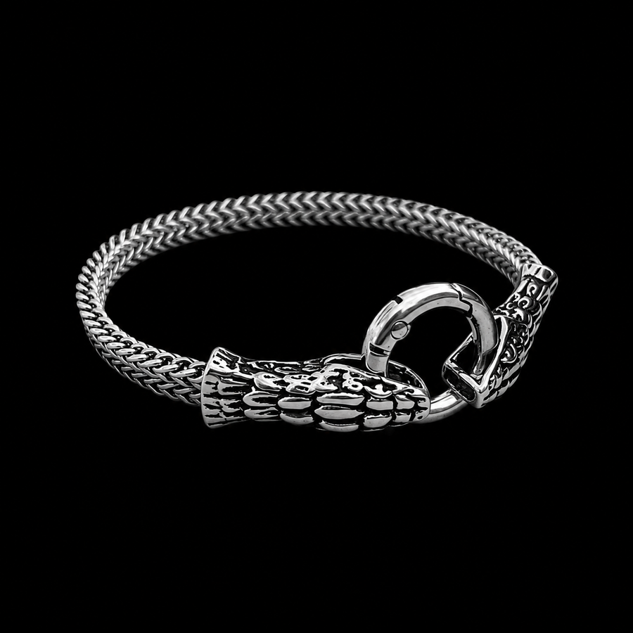 Silver Serpent Bracelet