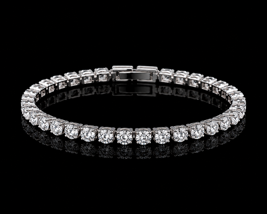 Classic Iced Tennis Bracelet