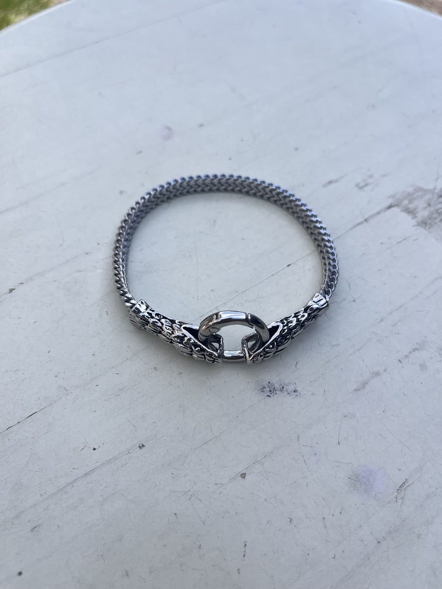 Silver Serpent Bracelet