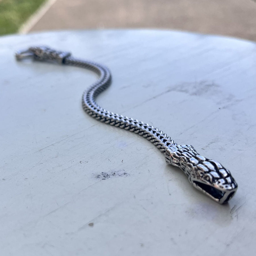Silver Serpent Bracelet