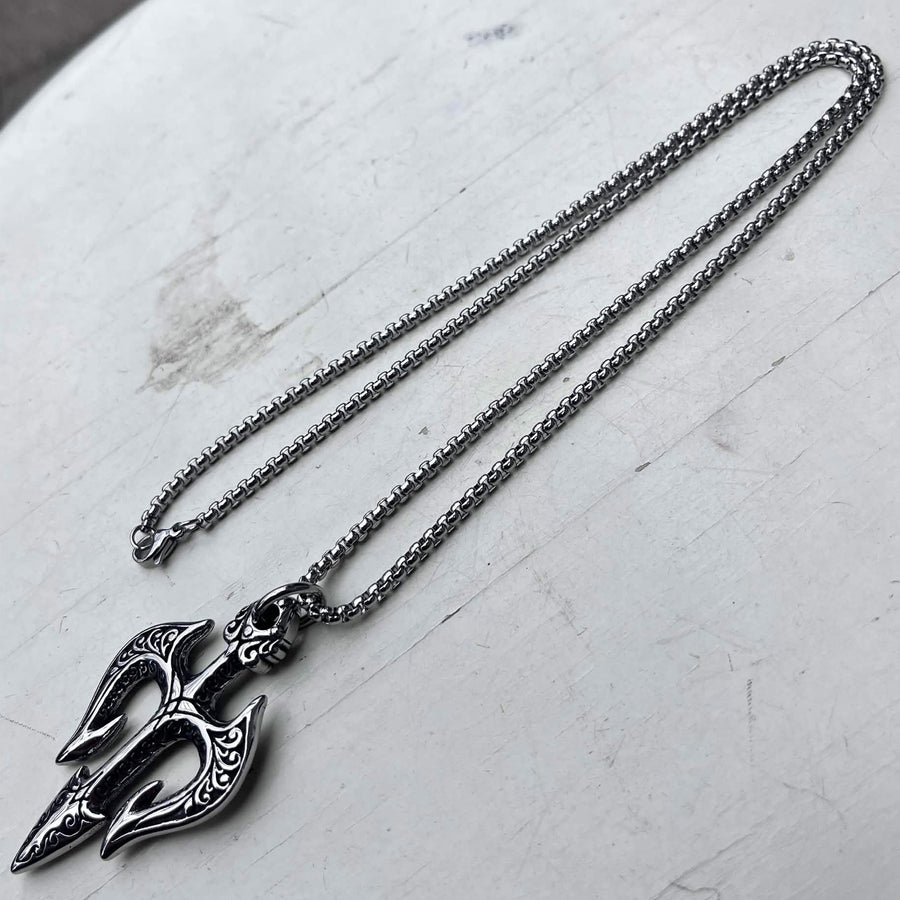 Trident Pendant Necklace
