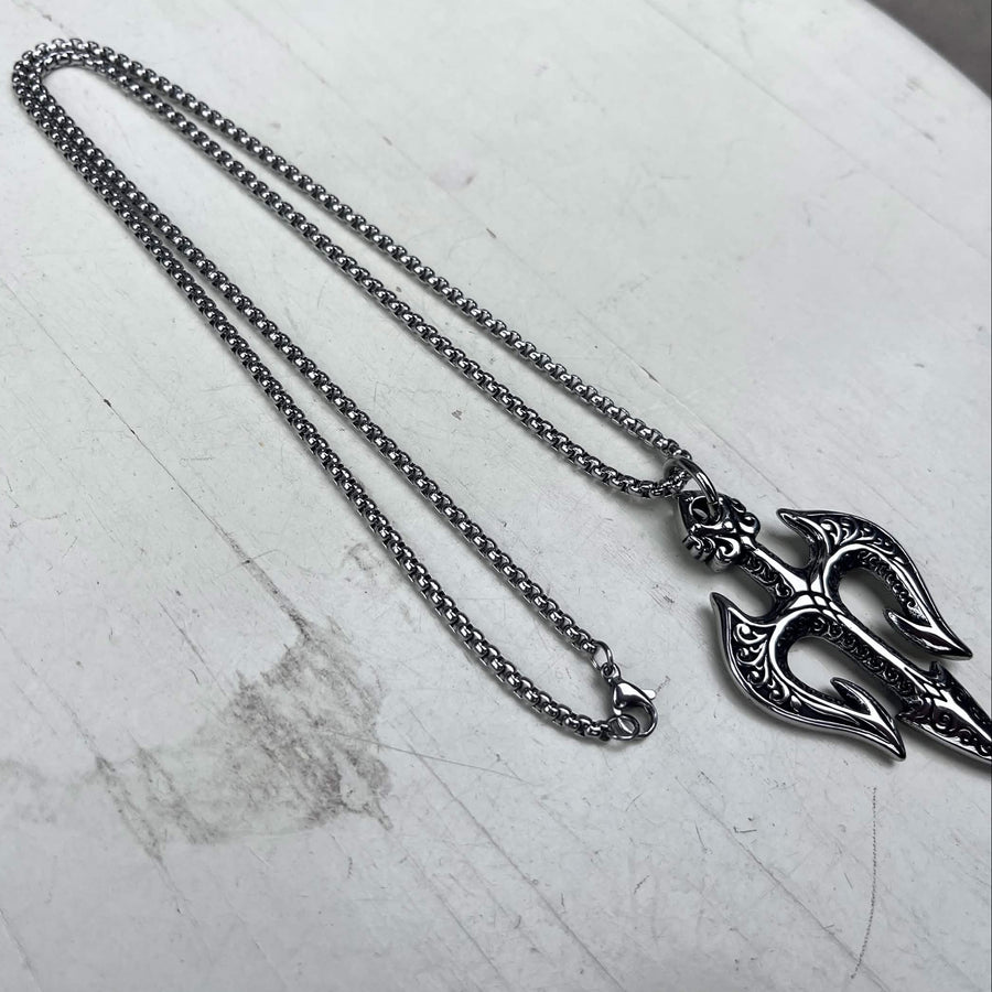 Trident Pendant Necklace