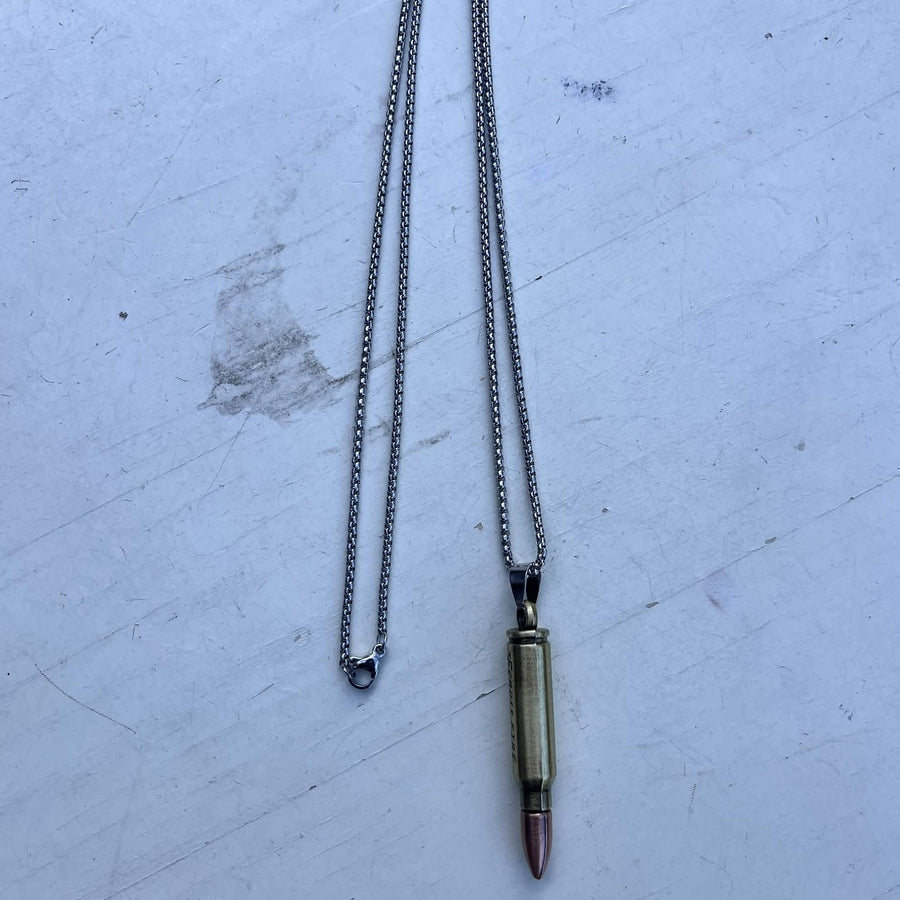 Bullet Pendant Necklace